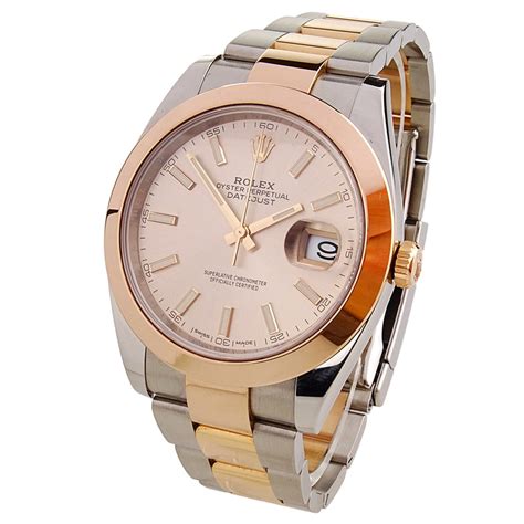 rolex oyster perpetual datejust rose gold and steel|Rolex Datejust everose gold price.